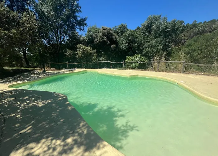 Antiguo Molino Con Piscina Y Chimenea En El Valle Del Tietar Касавьеха